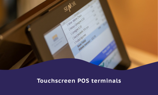 Touchscreen cash registers